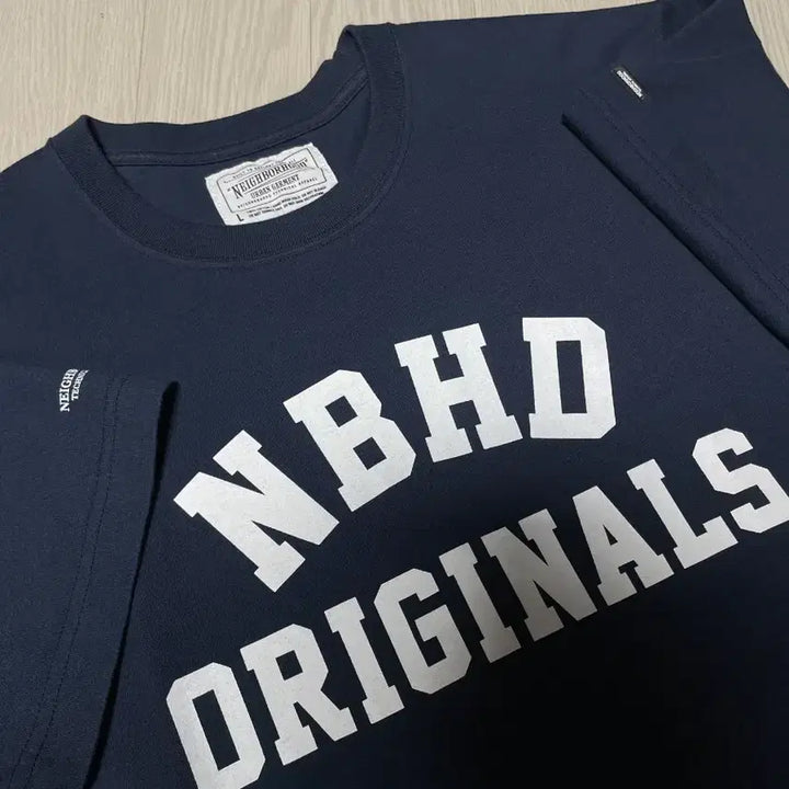 [BUNJANG] Neighborhood NBHD Short Sleeve T-Shirt Navy L / 네이버후드 NBHD 반팔 티셔츠 네이비 L