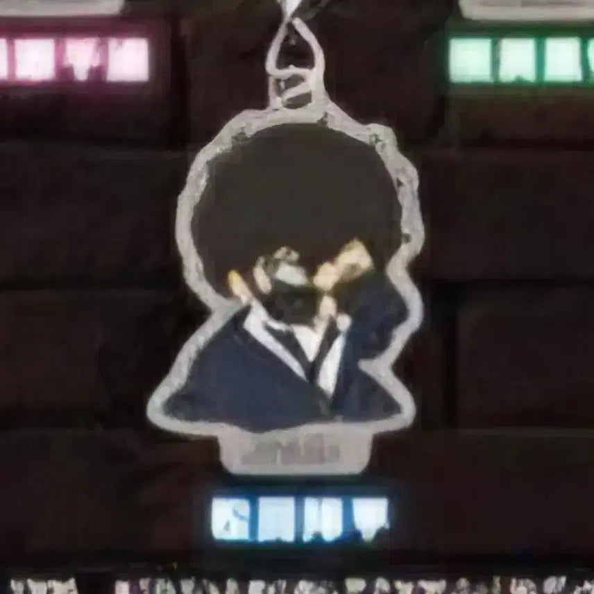 [BUNJANG] Shinichi &amp; Matsuda Chijimase Version Detective Conan Keyring / 신이치.마츠다 치지마세 버전 메지루시 명탐정코난 키링