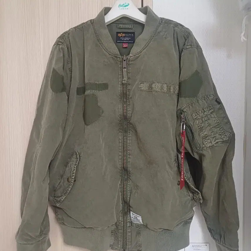 [BUNJANG] Alpha Industries L-2B Rip and Repair Flight Jacket / 알파인더스트리 L-2B RIP AND REPAIR FLIGHT JACKE