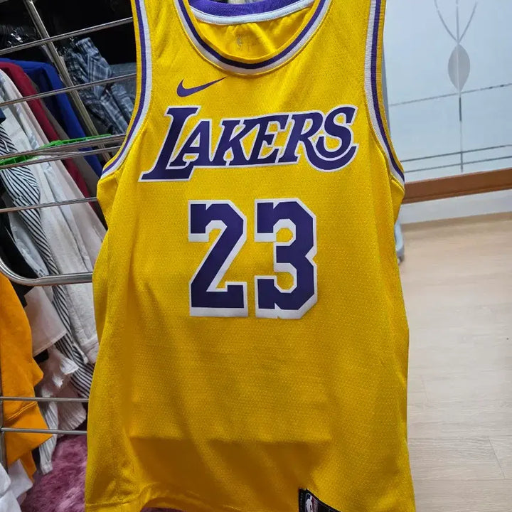 [BUNJANG] Nike Lakers LeBron James Jersey / 나이키 레이커스 23번 농구 유니폼 져지