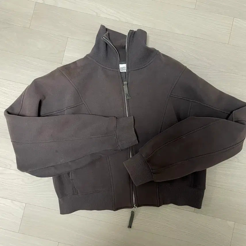[BUNJANG] Partimento Line Jersey Track Top Charcoal Gray / 파르티멘토 라인 저지 트랙탑 차콜 그레이