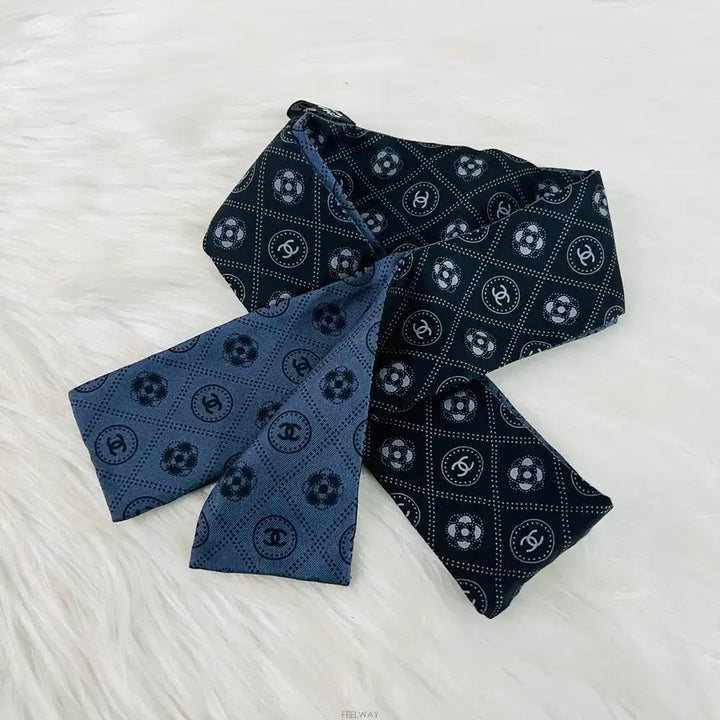 [SOLD OUT] 샤넬 AA7667 CC 도트 슬림 트윌리 스카프 방도