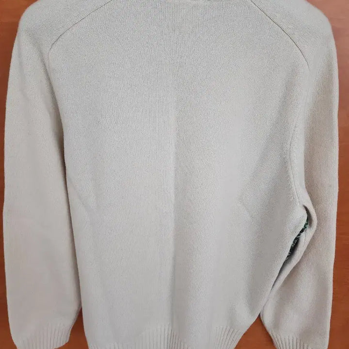 [BUNJANG] Lacoste Pattern Knit Sweater / 라코스테 패턴 니트 스웨터 아이보리 그린 팝니다