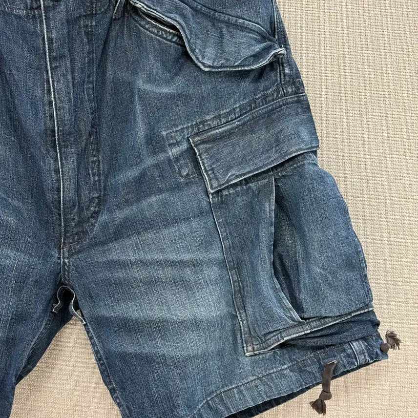 [BUNJANG] RRL Denim Cargo Shorts / 더블알엘 데님 카고 반바지 / 34