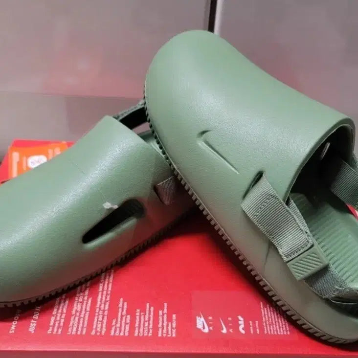 [BUNJANG] Nike Calm Mule Olive Sneakers / 나이키 캄 뮬 올리브 240 새제품