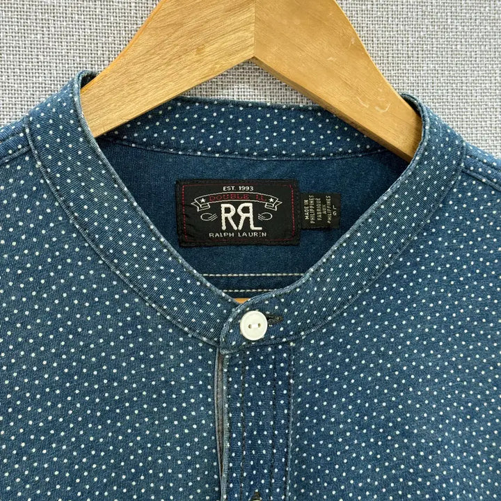 [SOLD OUT] 더블알엘 헨리넥 팝오버 셔츠  / L