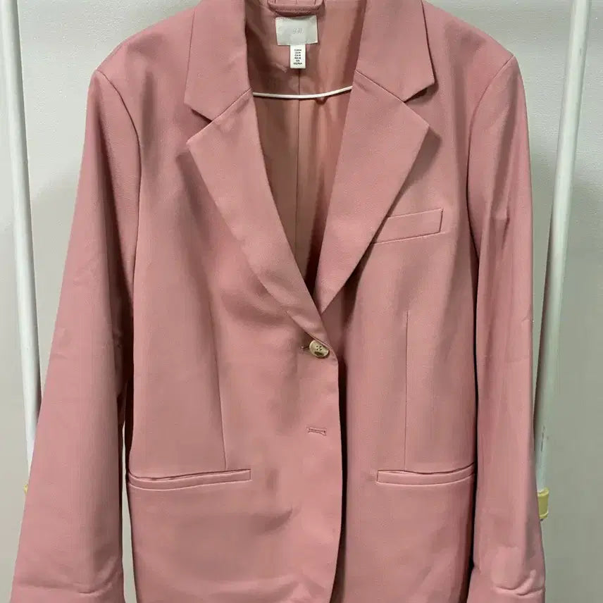 [BUNJANG] H&amp;M Pink Blazer Jacket (Size M) / H&amp;M 핑크 블레이저 자켓 (사이즈 M)