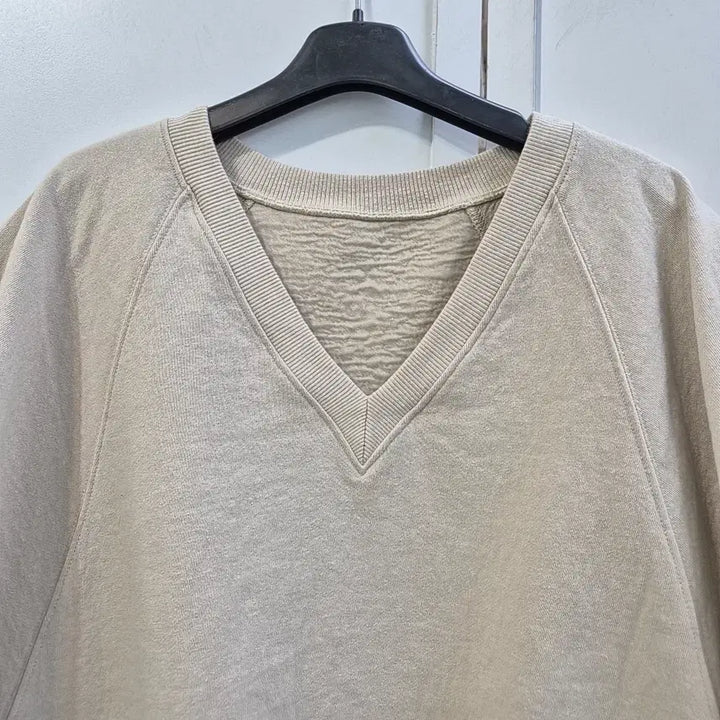 [BUNJANG] Wemeng Gauze Fit V-Neck T-shirt / 24ss 위메농 반팔 스웻셔츠
