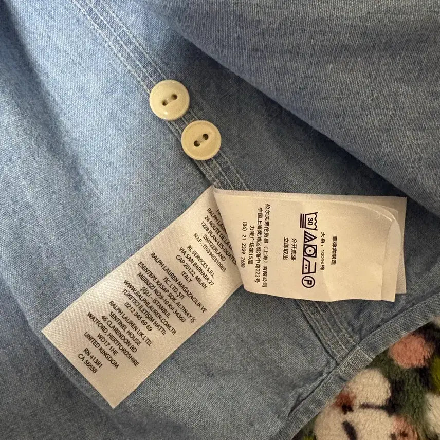 [BUNJANG] Polo Chambray Shirt / 폴로 샴브레이 셔츠
