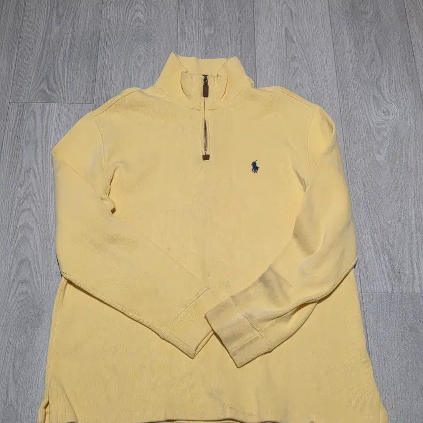 [BUNJANG] Polo Ralph Lauren Yellow Half-Zip Sweater / 폴로 랄프로렌 옐로우 하프집업