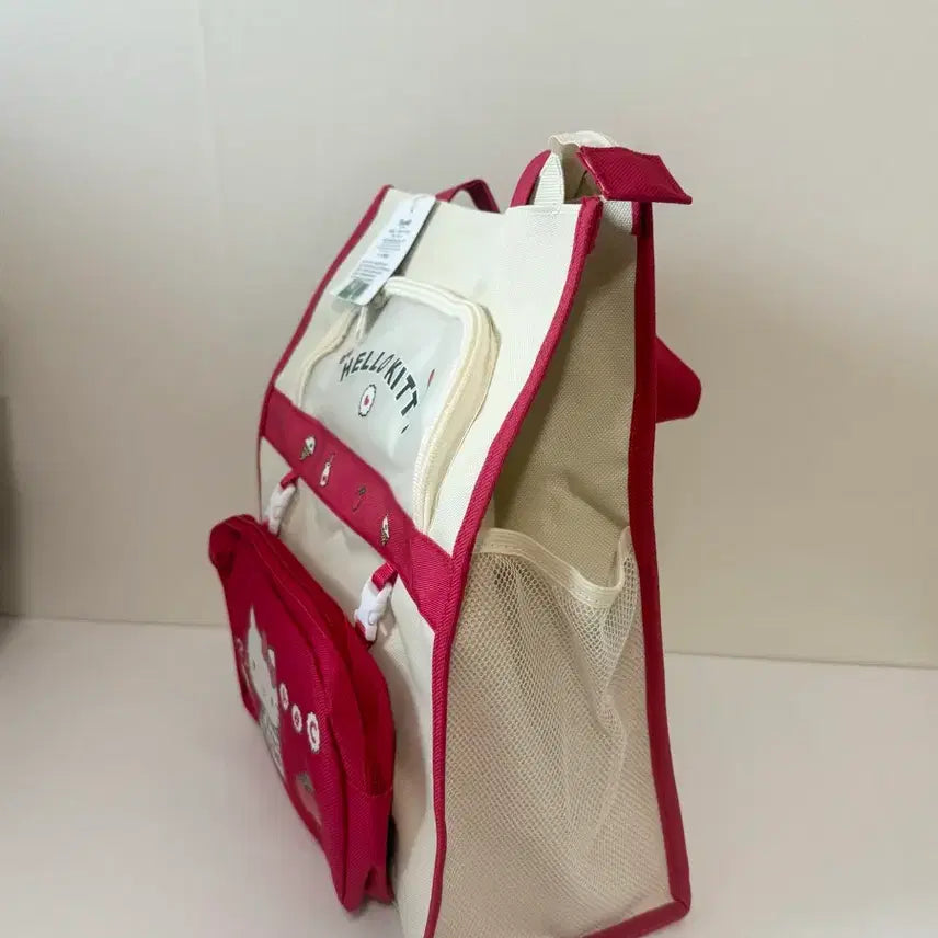 [BUNJANG] Hello Kitty Tote Bag &amp; Pouch Set / [새상품]헬로키티 토트백 &amp; 파우치 세트(보조가방)