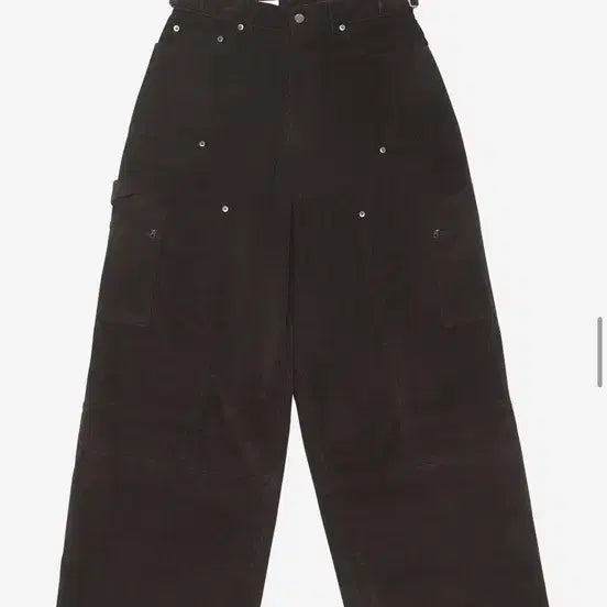 [BUNJANG] Alainne Carpenter Cargo Corduroy Pants Brown / [2]알렌느 카펜터 카고 코듀로이 팬츠 브라운