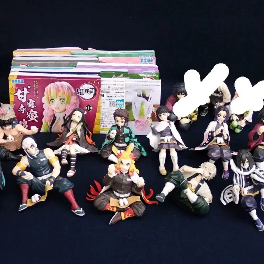 [BUNJANG] Demon Slayer Chokonose Onigiri Figure Set (11 pieces) / 귀멸의 칼날 초코노세 주먹밥 피규어 세트 11개
