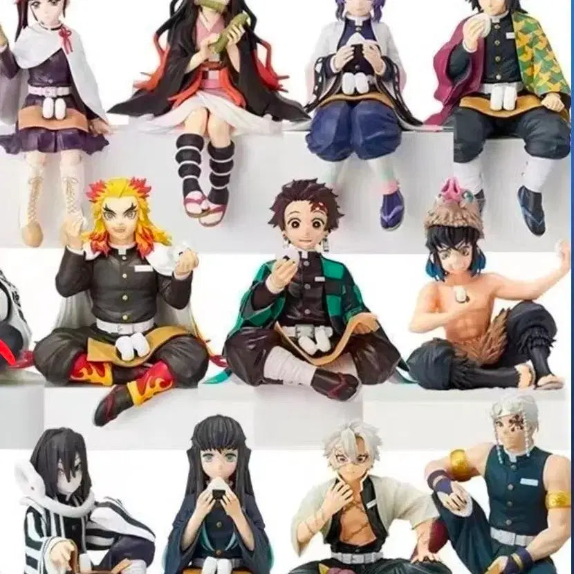 [BUNJANG] Demon Slayer Chokonose Onigiri Figure Set (11 pieces) / 귀멸의 칼날 초코노세 주먹밥 피규어 세트 11개
