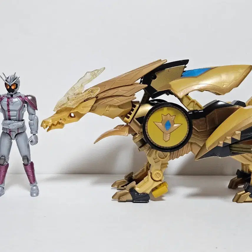 [BUNJANG] YouCanDo Rising Dragon &amp; Lightning Eagle Junk Action Figure / 급전택포)전용액션피규어X)유캔도 슈퍼 라이징 드래곤+라이트닝 이글 정크품