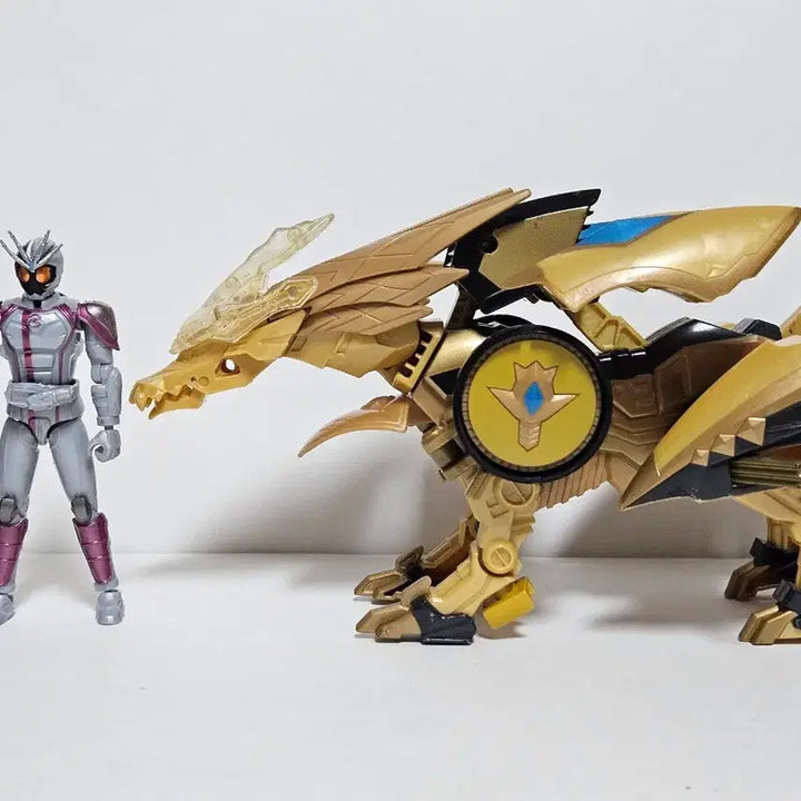 [BUNJANG] YouCanDo Rising Dragon &amp; Lightning Eagle Junk Action Figure / 급전택포)전용액션피규어X)유캔도 슈퍼 라이징 드래곤+라이트닝 이글 정크품