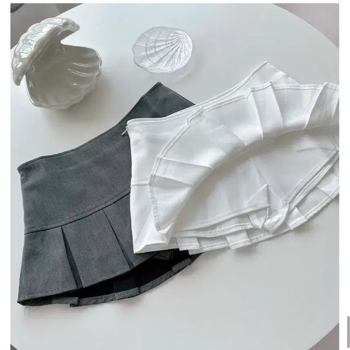 [BUNJANG] Low-Rise Tennis Skirt / 로우라이즈 테니스스커트