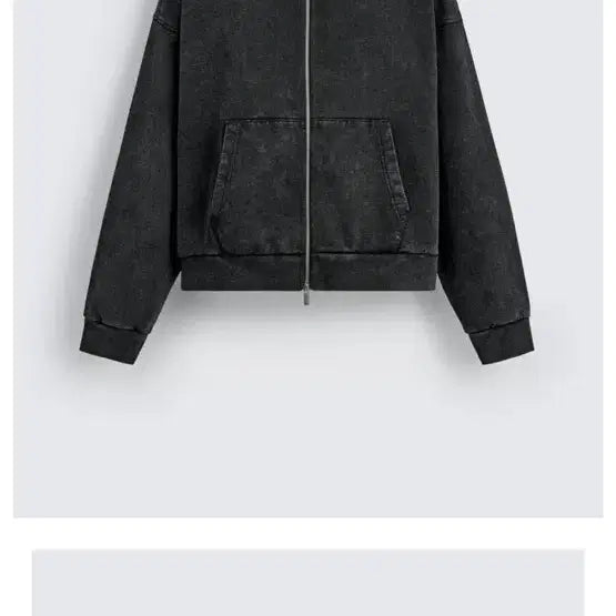 [BUNJANG] ZARA Oversized Hooded Zip-Up Reversible Jacket / 자라 후드집업