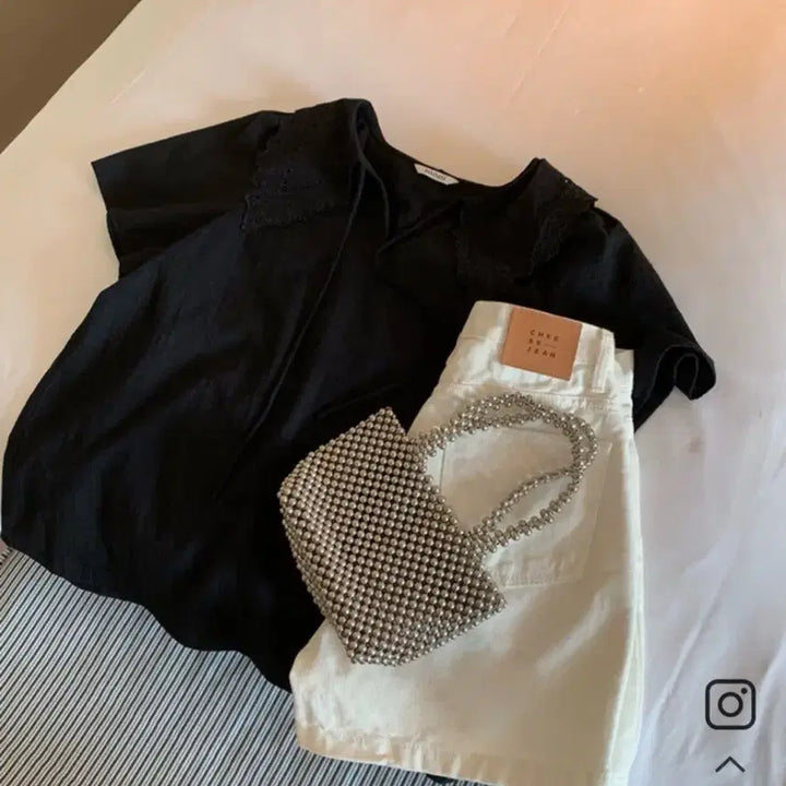 [BUNJANG] Gemma World A-Line White Shorts (M) / 젬마월드 A라인 3.5부 반바지 흰색(M)새상품