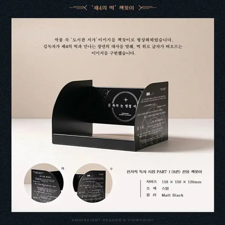 [BUNJANG] 전지적 독자 시점 제 4의 벽 책꽂이 북스탠드 / 전지적 독자 시점 제 4의 벽 책꽂이 북스탠드