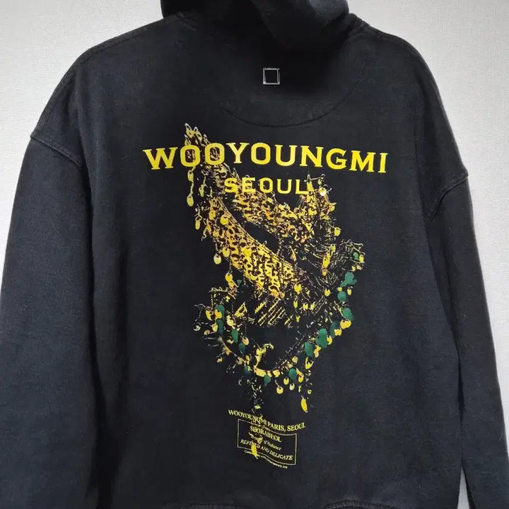 [BUNJANG] Wooyoungmi Hoodie Black / 우영미 후드티