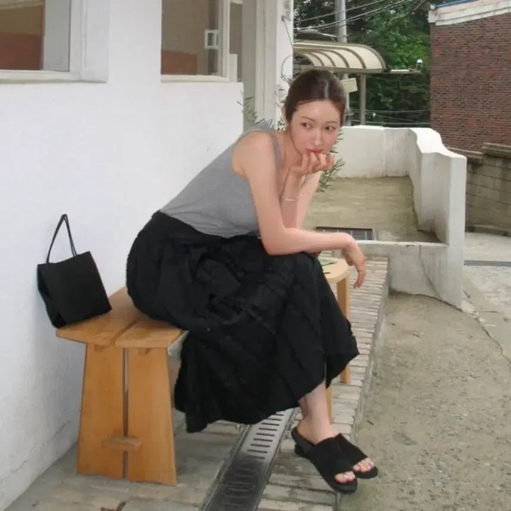 [BUNJANG] Atelier Edition Cha Jung Won Layered Ruffle Dress / 아뜰리에에디션 차정원 원피스,아뜰리에에디션 레이어드러플드레스(새상품)