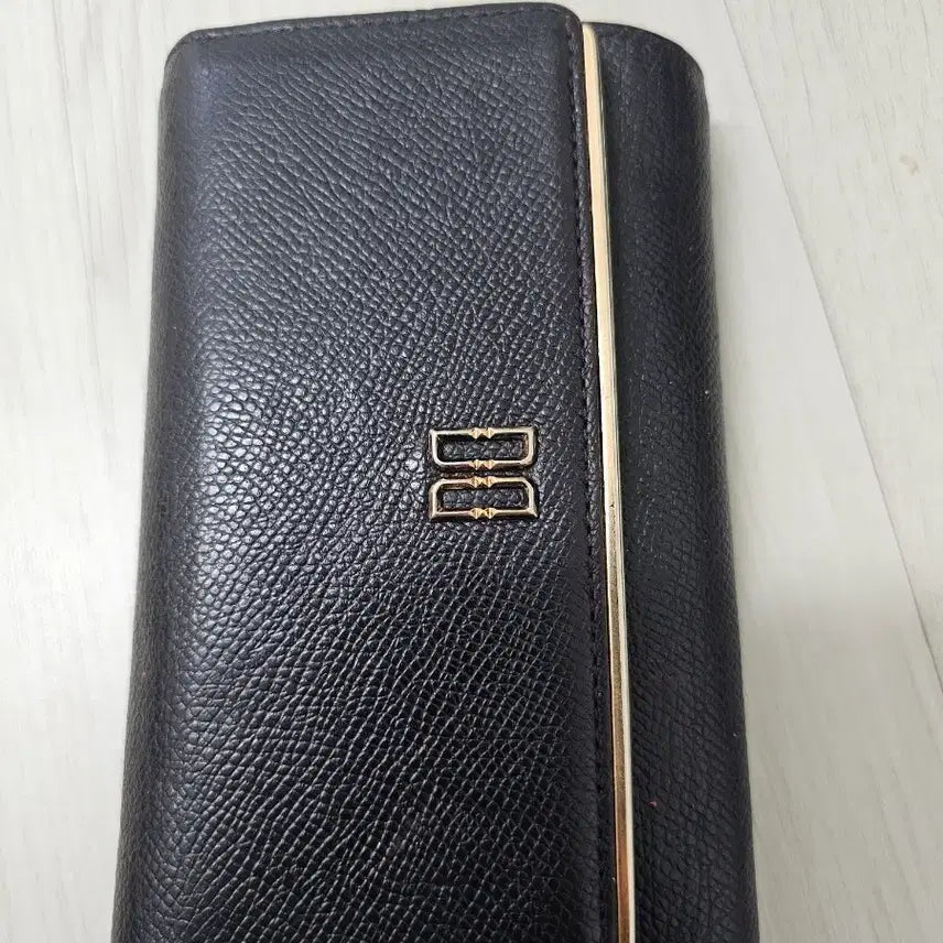 [BUNJANG] Daks Black Leather Bi-fold Wallet / 닥스 반지갑