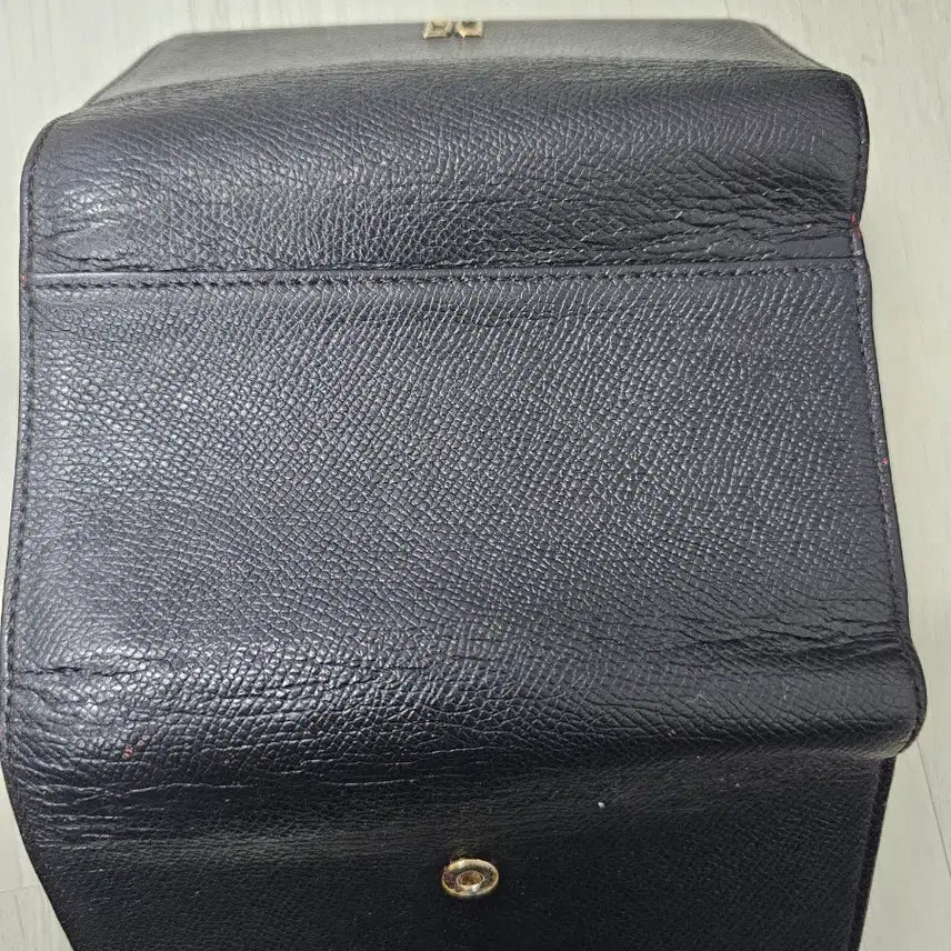 [BUNJANG] Daks Black Leather Bi-fold Wallet / 닥스 반지갑