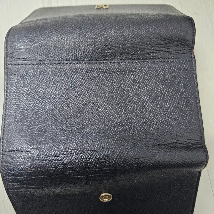 [BUNJANG] Daks Black Leather Bi-fold Wallet / 닥스 반지갑