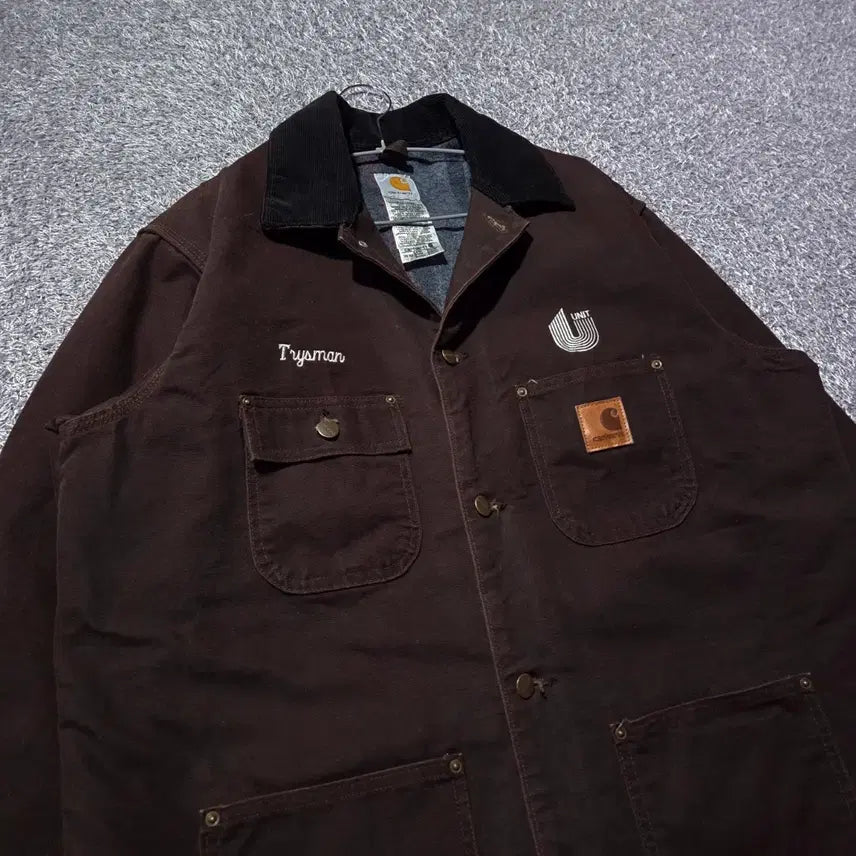 [BUNJANG] Carhartt Michigan Chore Coat XL / 칼하트 브라운 미시건 초어 코트 XL