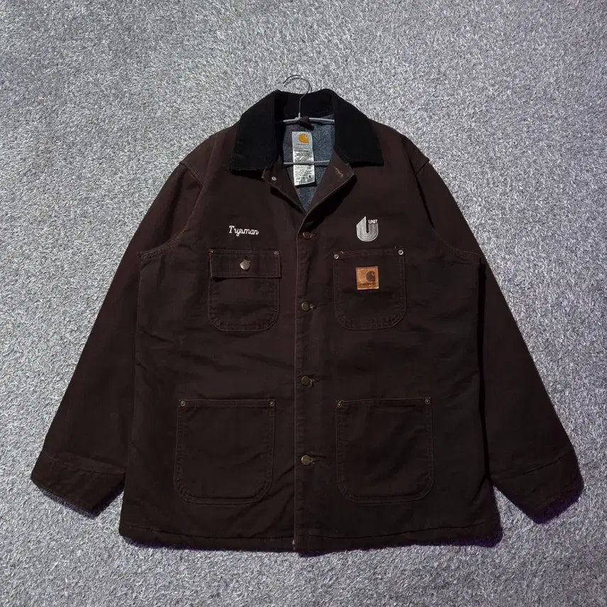 [BUNJANG] Carhartt Michigan Chore Coat XL / 칼하트 브라운 미시건 초어 코트 XL