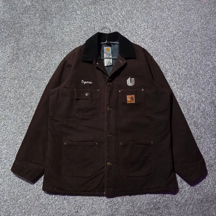 [BUNJANG] Carhartt Michigan Chore Coat XL / 칼하트 브라운 미시건 초어 코트 XL