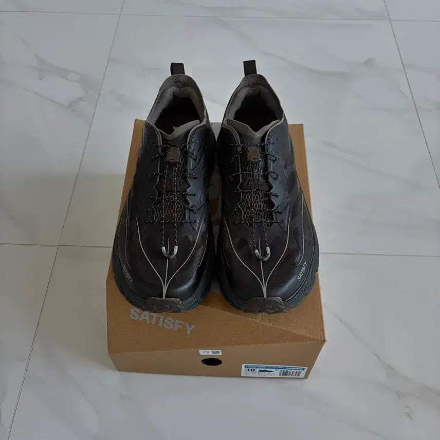 [BUNJANG] Hoka x Satisfy Mafate Speed 4 Light Coffee Running Shoes / 호카 X 새티스파이 마파테 스피드4 라이트 커피 280