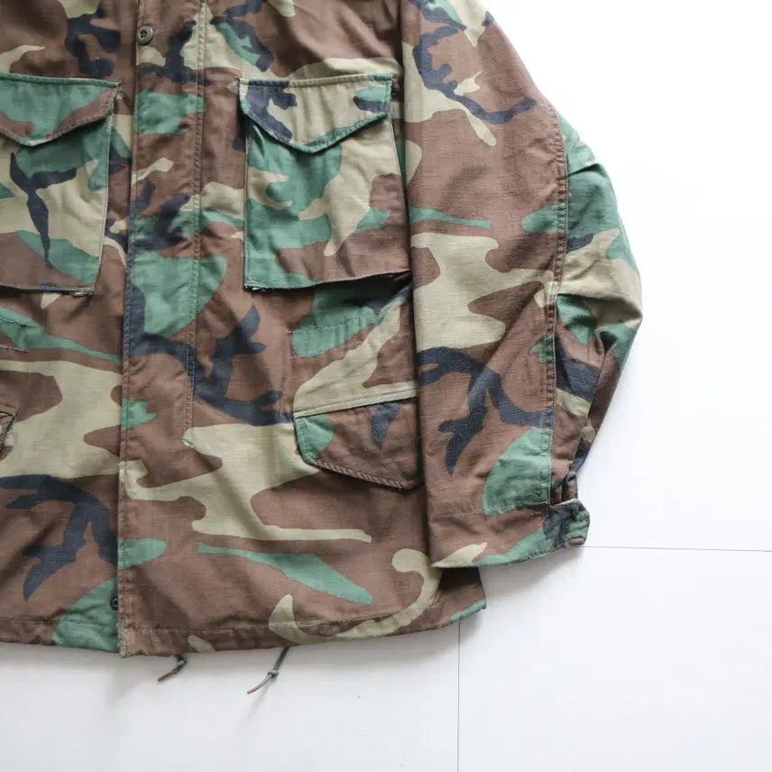 [BUNJANG] 80s US Military Woodland M65 Field Jacket (Medium Short) / 80s 미군 오리지널 우드랜드 M65 필드자켓 (M-S)