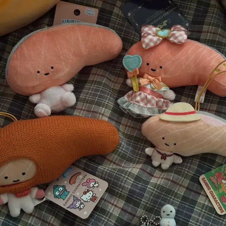 [BUNJANG] Sanrio Kirimichan Mascot Doll Keyring Bundle Set / 산리오 키리미짱 마스코트 인형 키링 일괄 판매 kirimi