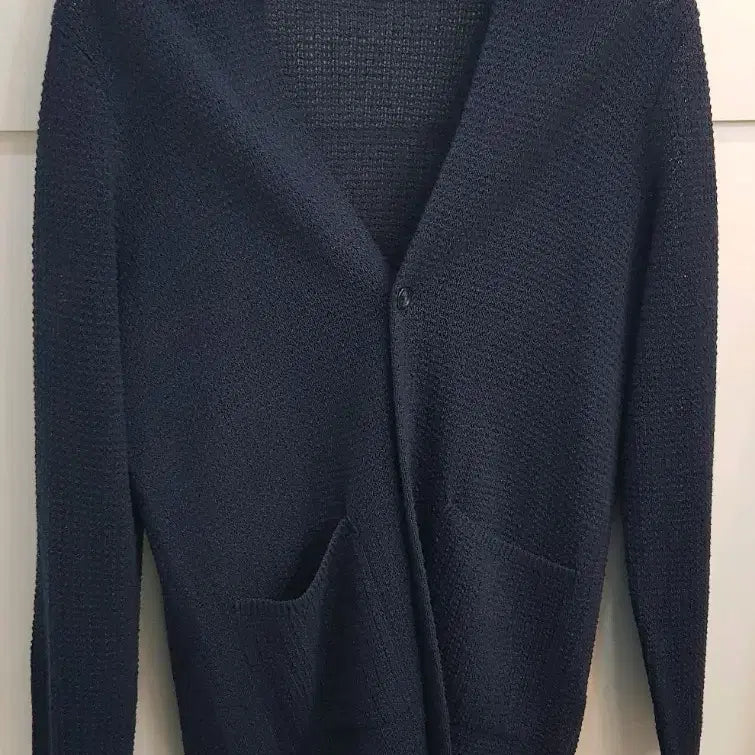 [BUNJANG] Kolon Epigram Navy Knit Cardigan (L Size) / 코오롱 에피그램 네이비 니트 가디건L사이즈