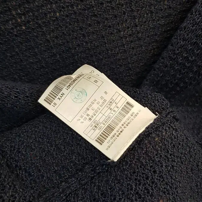 [BUNJANG] Kolon Epigram Navy Knit Cardigan (L Size) / 코오롱 에피그램 네이비 니트 가디건L사이즈