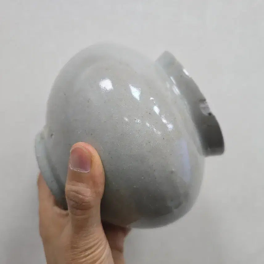 [BUNJANG] Authentic Late Joseon Dynasty White Porcelain Small Jar (Ho) / 진품 조선후기 순백자 호 골동품