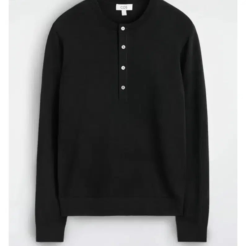 [BUNJANG] COS Slim Merino Wool Henley Neck XL / cos 슬림 메리노 울 헨리넥 XL