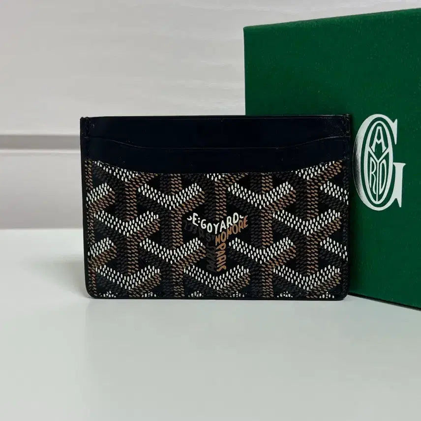 [BUNJANG] Goyard Saint Pierre Card Wallet Black / [정품] 고야드 생쉴피스 카드지갑 블랙