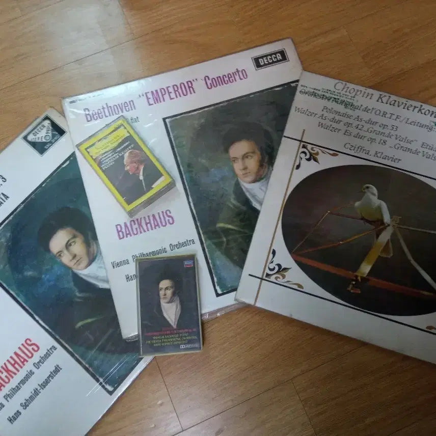 [BUNJANG] Beethoven Chopin Piano Concerto LP Record Album feat. Wilhelm Backhaus / 베토벤 쇼팽 음반 Backhaus 황제 협주곡 외
