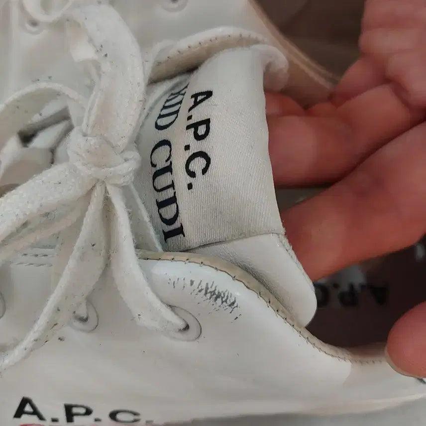 [BUNJANG] APC Kid Cudi Leather Sneakers 260mm / 아페쎄 Kid Cudi x APC 레더 스니커즈 260mm 택포3만9천원