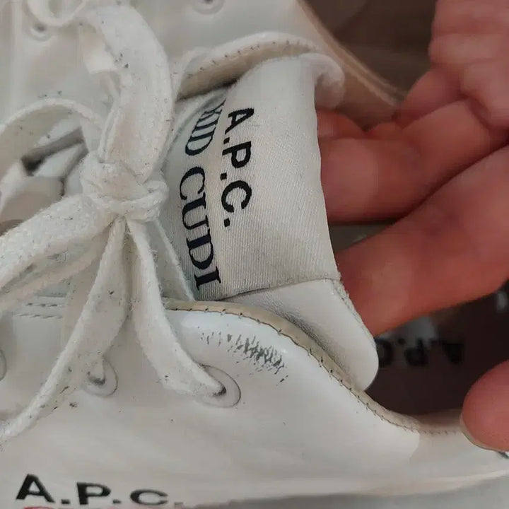 [BUNJANG] APC Kid Cudi Leather Sneakers 260mm / 아페쎄 Kid Cudi x APC 레더 스니커즈 260mm 택포3만9천원