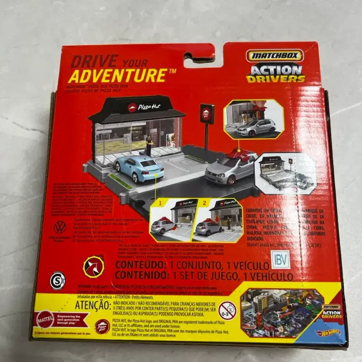 [BUNJANG] Matchbox Pizza Hut Golf Mk5 1:64 Scale Model / 매치박스 피자헛 골프5세대 1:64