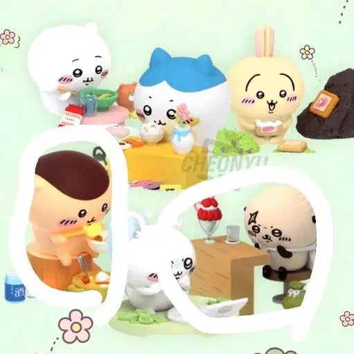 [BUNJANG] Chiikawa Diorama Figure Set / 치이카와 디오라마 피규어  쿠리만쥬