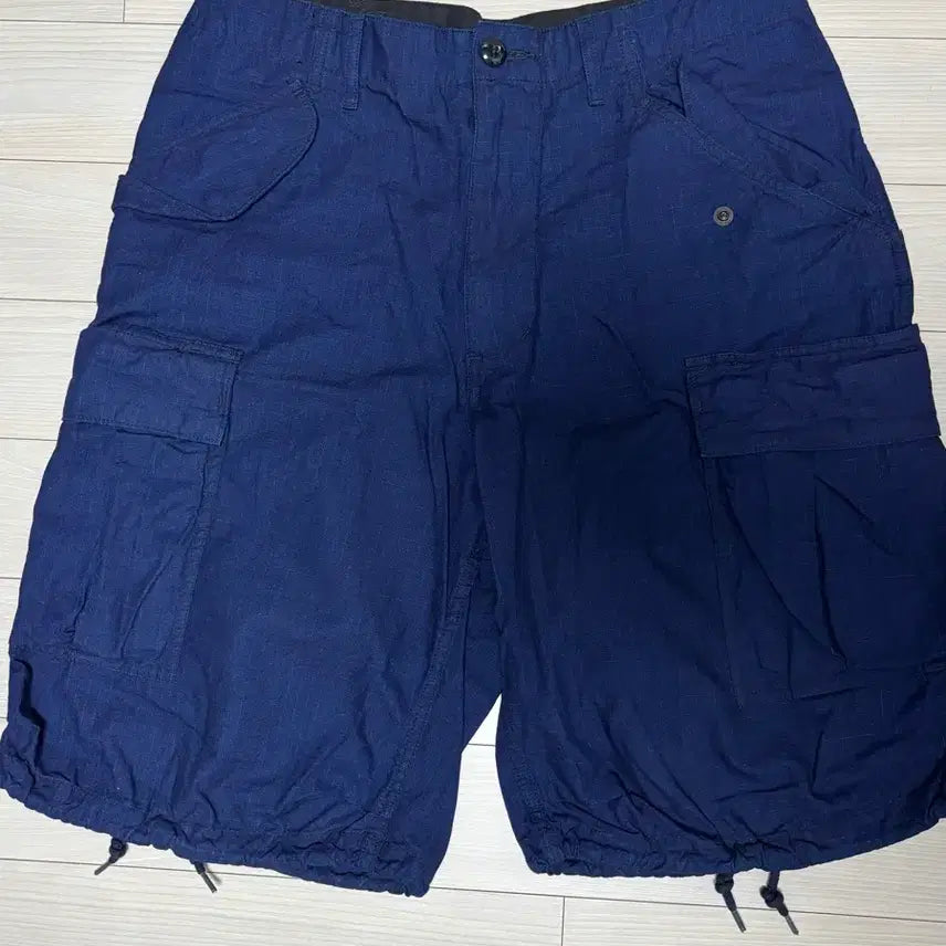 [BUNJANG] Beams Plus Ripstop 6-Pocket Cargo Shorts / 빔스 플러스 밀리터리 립스탑 6포켓 카고 팬츠 M사이즈