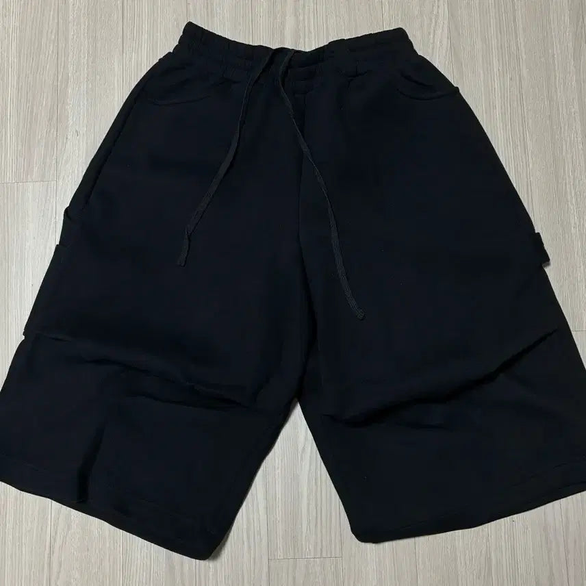 [BUNJANG] MJD Carpenter Bermuda Pants Black / MJD 코인 서울 와이드 카펜터 버뮤다 팬츠 블랙