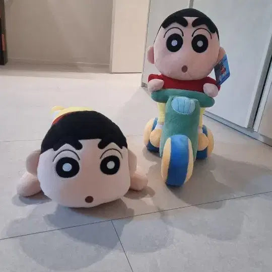 [BUNJANG] Crayon Shin-chan Plush Doll / Motorcycle Crayon Shin-chan Doll / 짱구 봉제인형 / 오토바이 짱구 인형