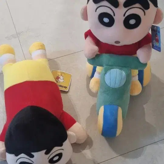 [BUNJANG] Crayon Shin-chan Plush Doll / Motorcycle Crayon Shin-chan Doll / 짱구 봉제인형 / 오토바이 짱구 인형