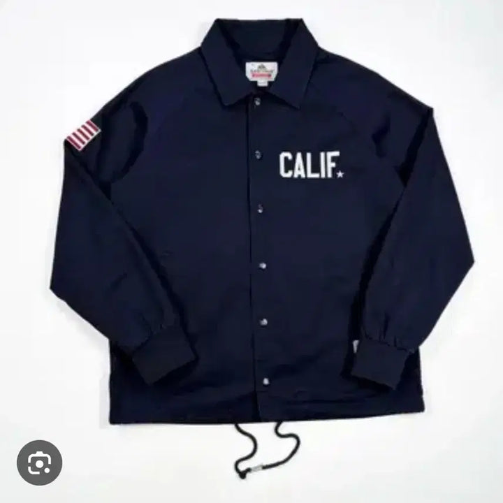 [SOLD OUT] 세인트페인 캘리포니아 마리아 백로고 자수 코치자켓 네이비 XXL  꽤 입